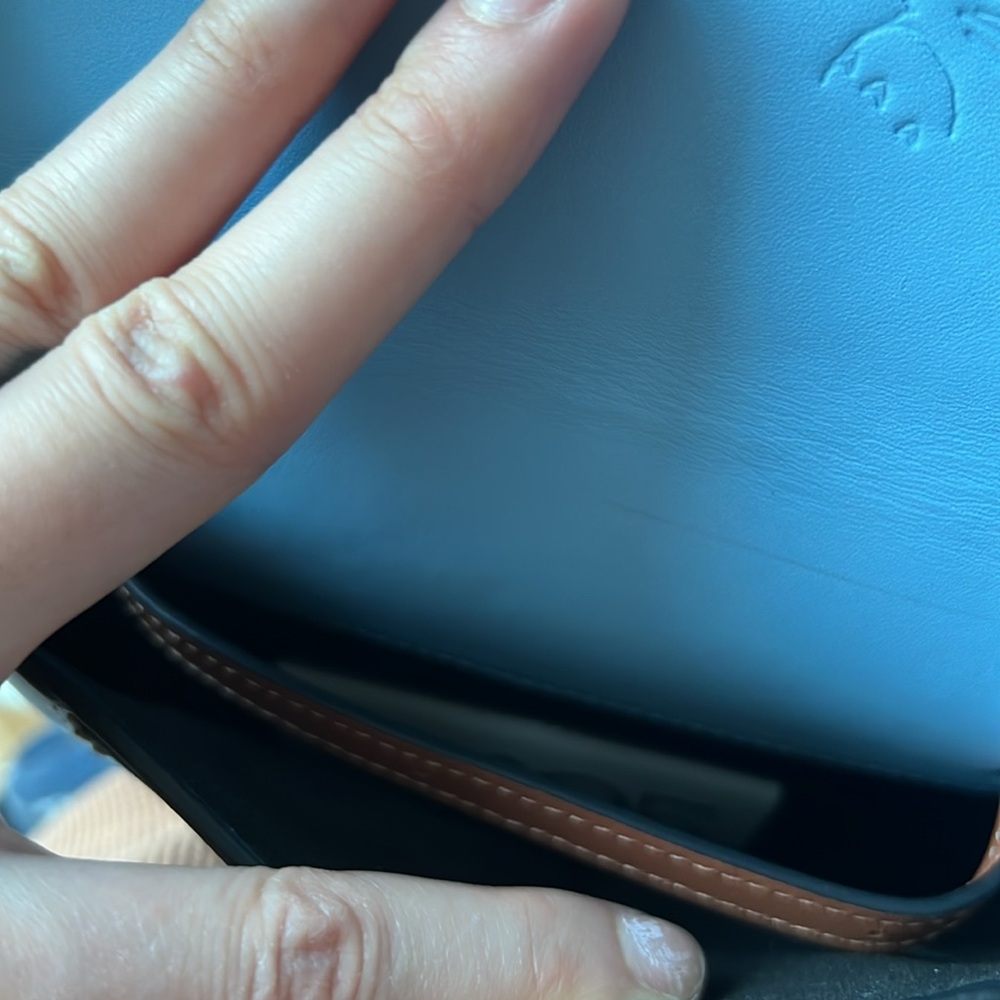 Loewe x Ghibli Totoro large heel bag in blue - Picture 9 of 9